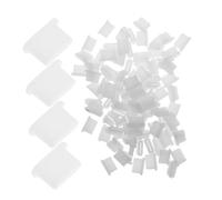 PERSELOSO 100pcs USB C Dustproof Plugs for Transparent Silicone Port Covers Dust and Water Resistant Charging Port Protectors Prevent Fluff and Debris Compatible Type-c Stopper Caps