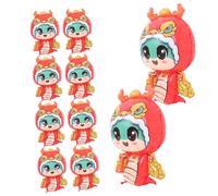 PERSELOSO 10Pcs Chinese Year Snake Balloons Foil Animal Balloons for Spring Festival Decoration Reliable Sturdy Inflatable for Lunar Year Celebrations