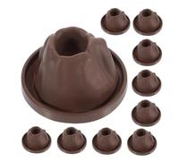 PERSELOSO 10pcs DIY Volcano Models Creative Volcano Eruptions Science Project Kits for Educational Experiments Engaging Geography Learning Hands Activities Detailed Design