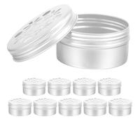 PERSELOSO 10pcs Dog Scent Training Tins Portable Aluminum Nose for Canine Scent Games Your Dog Smell Skills Release Energy