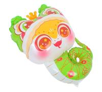 PERSELOSO 10pcs Green Snake Foil Balloons Vibrant Zodiac Animal Decorations for Chinese Year Birthday Party Celebrations Easy to Inflate Quick Setup for Festive Events