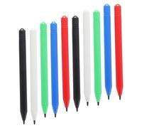 PERSELOSO 10pcs Lcd Drawing Tablet Pen Plastic Painting Pen Lightweight Comfortable to Grip for Drawing Black Red Blue Green White