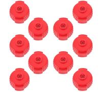 PERSELOSO 10pcs Plastic Cymbal Sleeve Cap with Quick Release and Side Protruding Tabs for Stable Holding and Extra Leverage, for Regular Drumming Activities and Drum Set Parts