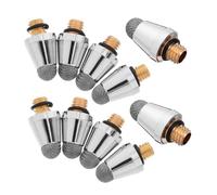 PERSELOSO 10pcs Replaceable Mesh Fiber Stylus Pen Tips 5mm Threaded Nibs for Touchscreen Tablets Laptops Smartphone Stylus Refills Sturdy Conductive Replacement Accessories