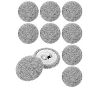 PERSELOSO 10pcs Round Plush and Metal Cloak Clasps Sewing Supplies for DIY Clothes Supply, Suitable for Knitting and Decorative Use in Crochet and DIY Crafts