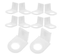 PERSELOSO 10pcs Self-adhesive Shower Gel Bottle Rack with Strong Load Bearing Bathroom Storage Shelf for Shampoo and Liquid Bottles Capacity Easy Installation for Home and Kitchen