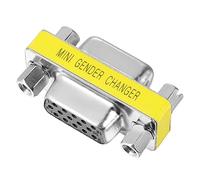 PERSELOSO 10PCS Vga Female to Female Adapter Pin Svga Coupler Converter for High Definition Video Signal Extension Plug and Play Compact Design for Office Home Conference Use