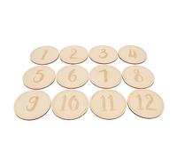 PERSELOSO 12pcs Boy Girl Souvenir Monthly Milestone Cards Birthday Milestone Photo Decor