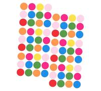 PERSELOSO 150pcs Colored Wooden Discs Math Counters for Fun Game Tokens Vibrant Counting Slices for Learning Math Safe Wood Slices for Crafts and Classroom Activities