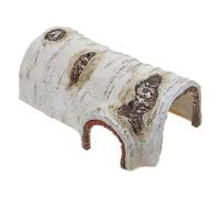 PERSELOSO 1Pc Decorative Pet Hiding House for Reptiles Spiders Shelter Natural Resin Hideout for Tortoises Lizards and Hamsters Cozy and Durable Design for Animals