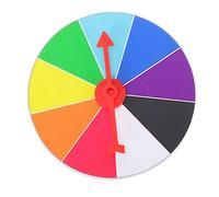 PERSELOSO 1Pc Small Prize Wheel for Draw Game Wall Mounted Turntable Fun Spinning Wheel for Parties Events Easy to Use Game Prop for Adults