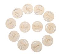 PERSELOSO 1set Monthly Cards Unisex Photography Props for Newborn Announcements Safe Non-Chemical Material for Scrapbooks and Showers Capture Precious Moments