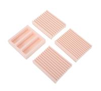 PERSELOSO 2-in-1 Polymer Clay Rolling Thickness Guide and Bead Maker Mold Set with 3.5mm, 4mm, 4.5mm Sizes, Plastic Small Clay Shaping Tools for Bead and Pendant Crafting