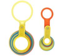 PERSELOSO 2 Sets Fruit Measuring Circles Pear Circles 5.89x4.91x1.18in Plastic High Precision Size Measurement Tool for Fresh Fruits