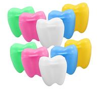 PERSELOSO 20pcs Kids Tooth Collection Box Baby Tooth Saver Organizer Keepsake Holder Mixed Color Storage for Boys and Girls Infant Memory Keepsake Random Style