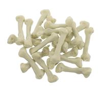 PERSELOSO 20pcs Mini Skeleton Bones Plastic Fake Bones Spooky Props for Halloween Party Decorations Prank Accessories Small Miniature for Cosplay and DIY Craft Supplies
