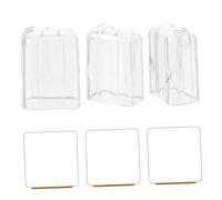 PERSELOSO 20Pcs Transparent Toothbrush Caps Compatible with Electric Toothbrush Heads for Camping Business Trips