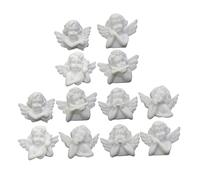 PERSELOSO 20Pcs Vintage Baroque Angel Wings DIY Resin Accessories for Jewelry Making Craft Supplies for Fashion Enthusiasts Multi-Functional Decoration