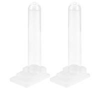 PERSELOSO 2Pcs Ant Water Feeder: Plastic Ant Waterer Cup - Farm Feeder Water Container for Bee Habitat - Upright Spider Feeding Cup for Small Pet Insect