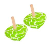 PERSELOSO 2Pcs Bright Color Rotating Tops Wooden Gyro for Educational Fun with Creative Design Inspires Play and Reduces Screen