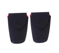 PERSELOSO 2pcs Camera Lens Bag Set Made of Thickened Neoprene Diving Material, Drop-Resistant and Crash-Proof Lens Pouch, Lightweight and Easy to Carry, for Photography Lovers