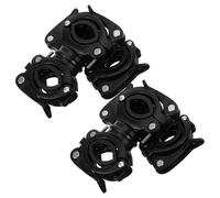 PERSELOSO 2pcs Cane Storage Holder for Walker and Wheelchair, Plastic Material with Comfortable Hand Feeling and No Burrs, Suitable for Electric Scooter and People Who Use a Wheelchair