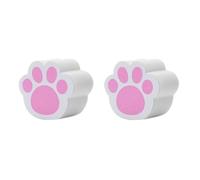 PERSELOSO 2pcs Cat Claw Design Non-Scratch Cleaning Sponges 4.5x4cm for Bathroom Mirror and Glass Descaling, Multi-use Dish Scrubber and Household Cleaning Accessory