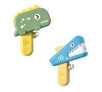 PERSELOSO 2Pcs Cute Animal Water Shooter Summer Outdoor Water Squirter for Leak Design Easy to Grip for Family Fun and Playtime