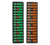 PERSELOSO 2pcs Digit Traditional Small Abacus for Students Portable Counting Beads Tool Educational Arithmetic Aid for Math Learning and Calculation Skills Development