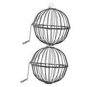 PERSELOSO 2pcs Elegant Hamster Cage Includes Rabbit Feeder Balls Hanging Feeder for Rabbits