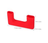 PERSELOSO 2pcs Front Bumper Tow Hook Covers Silicone Sleeve Trailer Hitch Protector for Heavy Load Towing Dust Prevention No Tools Installation Car Accessories