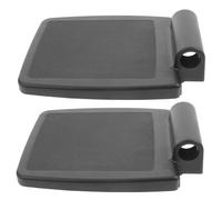 PERSELOSO 2pcs Heavy Duty Wheelchair Footrest Accessory Folding Foot Rest Wheelchair Spare Parts for