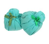 PERSELOSO 2pcs Herbal Warming Massage Balls Easy to Use Hot Compress Bags for Spa Travel Home Compact Moxa Balls for Relaxation Stress Relief