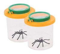 PERSELOSO 2pcs Insect Observation Box Boys and Girls Microscope Magnifying for Bugs Nature Exploration Toys
