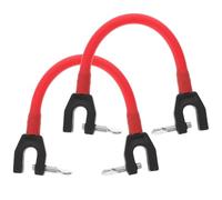 PERSELOSO 2pcs Lightweight Portable Ski Tip Connector Made of Sturdy Latex Easy Ski Training Aid for Beginners and Teaching Control and Basic Turning Skills Random Color