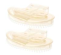 PERSELOSO 2pcs Massage Brush Handheld Body Massage Tool for Muscle Relaxation Use Legs Back and Scalp for Self-Care