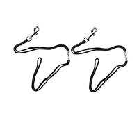 PERSELOSO 2Pcs Pet Grooming Rope Bracket with Round Buckle Noose Loop Harness for Grooming Table Use