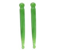 PERSELOSO 2pcs Self-Massage Sticks Comfortable Acupuncture Pens for Deep Tissue Relief for Facial Reflexology Muscle Knot Treatment Easy to Use Green