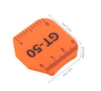 PERSELOSO 2pcs Sewing Assistive Tools Multifunctional Hemmer Guide Sewing Machine Tools Multi-functional Measuring Ruler Magnetic Seam Guide Orange Abs