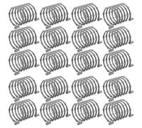 PERSELOSO 30pcs Plastic Military Barricade Accessories for War Diorama Layout with Realistic Barbed Wire Fence, Silver Colour, Long Term Stability, Compatible with Building Brick Bases
