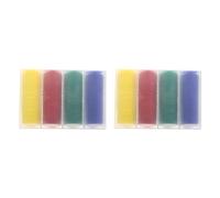 PERSELOSO 320pcs Plastic Blank Poker Chips Counting Discs Chip Set for Cards Games and Reward in School, Assorted Color Tokens Suitable and Students Playing Cards Games