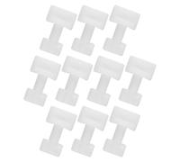 PERSELOSO 35pcs Plastic Planter Mold Buckle Multi-Functional Application White Exquisitely Designed Convenient and Fast for Making Railing Pillars