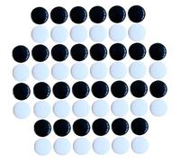 PERSELOSO 360pcs Double-sided Convex Go Chess Pieces Craft Game Stones for Chinese Strategy Board Game Family Party Travel Use