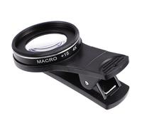 PERSELOSO 37mm 4k HD Macro Lens for Smartphone with 15x Magnification, Clip-on Mobile Phone Camera Lens Attachment, Black, Compatible with Phone Photography and Close-up Shooting