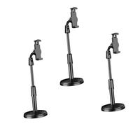 PERSELOSO 3pcs Adjustable Mobile Phone Holder with Rotation and Height Control Stable Slip Desktop Stand for Smartphones Practical Phone Accessories for Multi Angle Viewing