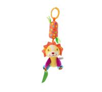 PERSELOSO 3pcs Animal Rattles Bedside for Boy Girl Rotating Cartoon Bells Lion Dog Owl Sensory Crib Mobile Wind Chime for Exploration and Tactile Development