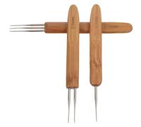 PERSELOSO 3pcs Crochet Needle Braiding Crochet Hook Loc Machine for Dreadlocks Iron Material Suitable for Beginners and Professionals for Braid Craft and Weaving