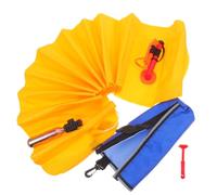 PERSELOSO 3pcs Emergency Inflatable Throw Ring Buoy with Water Floating Lifesaving Rope, Compact and Portable Lightweight Rescue Device for Yachts and Swimming Pool Safety Random Color