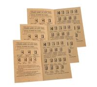 PERSELOSO 3pcs Mahjong Guidebook for Beginners Quick Reference to Chinese Mahjong Rules and Strategies Illustrated Instructions for Effortless Learning and Advanced Techniques