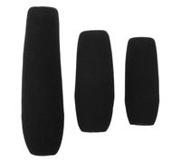 PERSELOSO 3pcs Microphone Shield Cover: Sponge Microphone Pop Filter 4.7/5.5/8.2 Inch - Mic Windscreen Noise Reduction for Studio Vocal Recording Singing